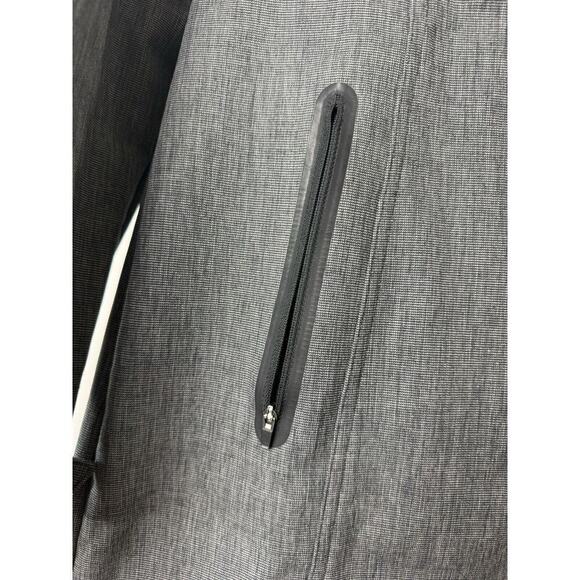 TITLE NINE T9 US M Gray Zip Softshell Rain Jacket Coat Trench Hooded coat - Picture 3 of 13